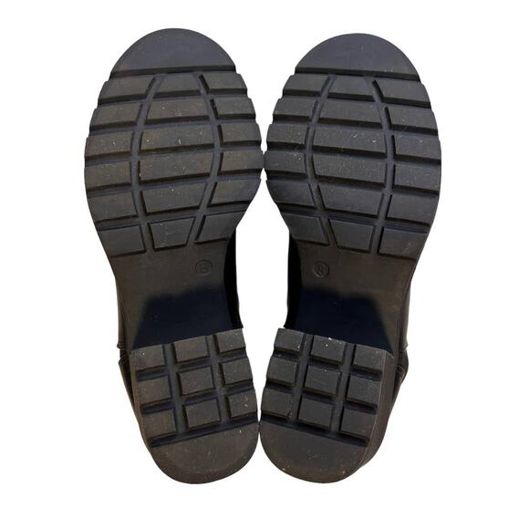 Xappeal Laura Women's Moto Chelsea Boot Size 8 Black Leather Pull On - Picture 11 of 13